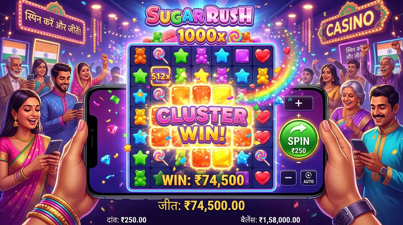 Sugar Rush 1000: the cluster-pays slot making noise