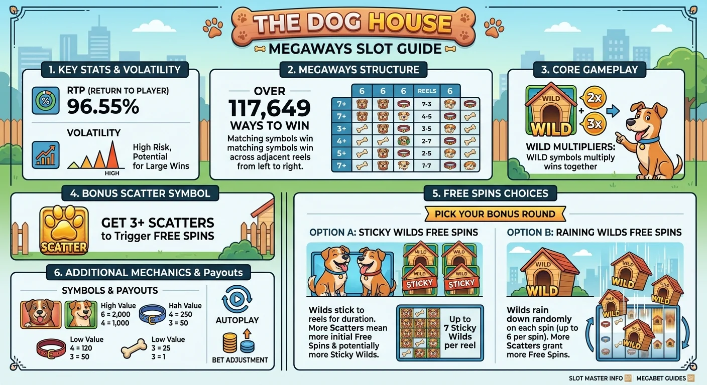 The Dog House Megaways: the sticky-wild classic that still gets clicks mid image